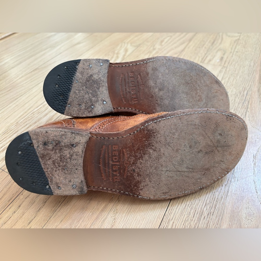 BED|STU Women’s Tan Wingtip Oxfords size 8.5 - Picture 4 of 8